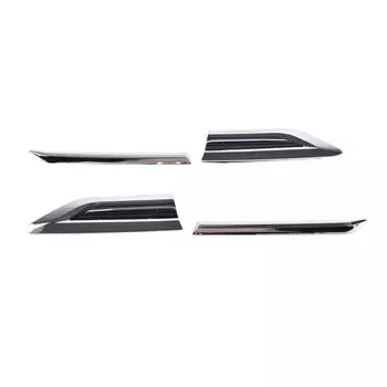 4 шт., эмблема бокового крыла автомобиля, наклейка, накладка для VW Tiguan Mk2 2016 2017 2018, Стайлинг, молдинги, автомобильные аксессуары