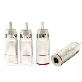4 шт. AN-VX с нулевым импедансом, посеребренный разъем RCA, Hi-Fi аудио, разъем сигнала RCA