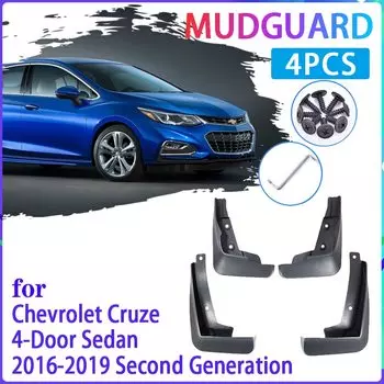 4 шт. Автомобильные Брызговики для Chevrolet Cruze Sedan 2016 2017 2018 2019 Брызговики крыло Автоаксессуары