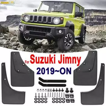 4 шт. автомобильные брызговики для Suzuki Jimny Sierra JB64 JB74 2019 2020 2021 брызговики Fender брызговики автомобильные аксессуары