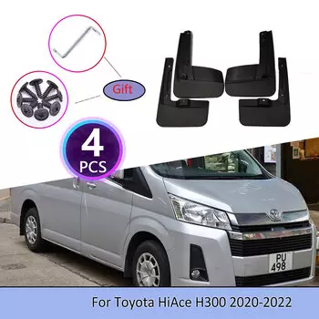 4 шт. автомобильные брызговики для Toyota HiAce H300 2020 ~ 2022 гвинтовое покрытие брызговик пластиковые прочные клапаны брызговики аксессуары для колес