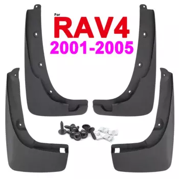 4 шт. автомобильные брызговики для Toyota RAV4 2001-2005 брызговики брызговики аксессуары для крыльев 2002 2003 2004