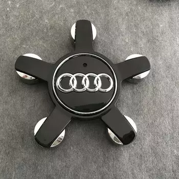 4 шт. автомобильные крышки с пятью когтями, центральные крышки ступицы, авто эмблема, декоративные аксессуары для AUDI A4 B8 B6 B9 B7 A3 8P 8V 8L A6 C7 C6