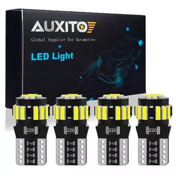 4 шт., автомобильные лампы AUXITO W5W, 18 шт., 4014SMD