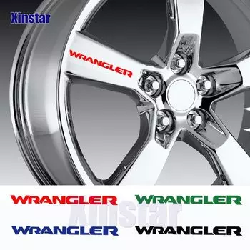 4 шт., автомобильные наклейки для Jeep Wrangler JK JL TJ YJ CJ Rubicon Sahara, автомобильные аксессуары