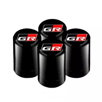 4 шт. автомобильные наклейки, универсальные колпачки для штока воздушных клапанов колес, аксессуары, чехол для Toyota GR Gazoo Racing Sport Motor Car Styling