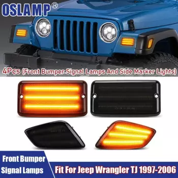 4 шт., автомобильные поворотники для Jeep Wrangler TJ 1997-2006