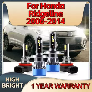 4 шт., Автомобильные противотуманные фары Honda Ridgeline 2006 2007 2008 2009 2010 2011 2012 2013 2014