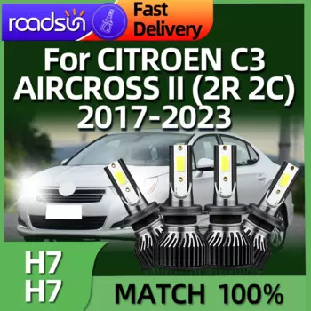 4 шт., Автомобильные светодиодные лампы для CITROEN C3 AIRCROSS II (2R 2C) 150 2017 2018 2019 2020 2021 2022 2023