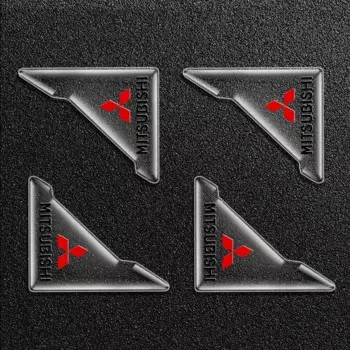 4 шт., автомобильные товары, край двери, дверная ручка, угловая защитная пленка, наклейка для Mitsubishi asx outlander xl 3 lancer pajero 4 l200