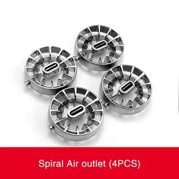 4 шт. автомобильный Кондиционер на выходе Крышка для Mercedes Benz Smart 453 Forfour Fortwo значок стиль аксессуары для модификации интерьера
