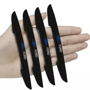 4 шт., автомобильный Стайлинг, дверной бампер, защитная силиконовая полоса для Ford Focus St 2 Fiesta Mk3 2011 F150 Ranger Fusion Mk2, автомобильные аксессуары