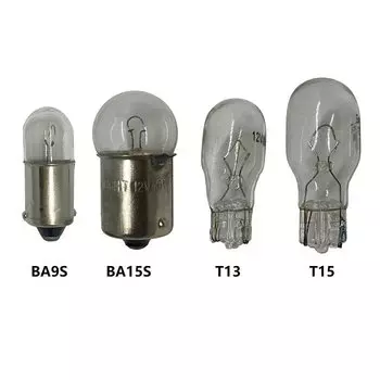 4 шт. BA9S T4W T8.5 G18 1156 BA15S Галогенная лампа 12 В 10 Вт T13 T15 W16W Галогенные лампы для внутреннего освещения