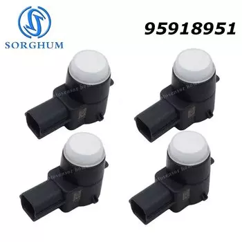 4 шт., белый цвет, 95918951 PDC, резервный датчик обратного стояночного расстояния для G, M, VW Golf 0263013646, 0, 263, 013, 646