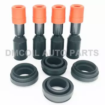 4 шт. БОТИНКИ КАТУШКИ ЗАЖИГАНИЯ РАЗЪЕМЫ ЗАЖИГАНИЯ С РЕЗИСТАНИЕМ ДЛЯ HONDA FIT II JAZZ CITY 1.3L 1.4L 1.5L (2002-) CM11-110