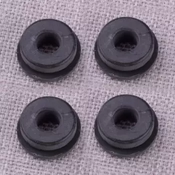 4 шт., черная резиновая втулка для крепления аккумулятора, боковая крышка для Yamaha DT100, DT125, IT125, XT250, XT350, XT600, YZ125, YZ60 90480-12053