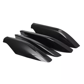 4 шт., черная защитная крышка багажника из АБС-пластика, декоративная крышка, подходит для Lexus GX 470 2003 2004 2005 2006 2007 2008 2009