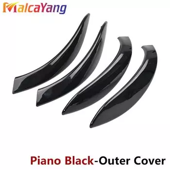 4 шт. черный/бежевый левый правый передний задний салон автомобиля, внутренняя дверная ручка, накладка для BMW F30 F31 F32 F33 F34 F35 F36 F80