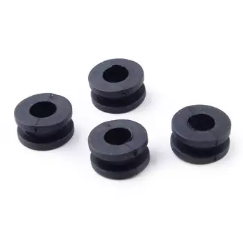 4 шт. черный резиновый крепежный втулка подходит для Yamaha боковые крышки крылья рамка топливные баки Обтекатели фары батарейный отсек