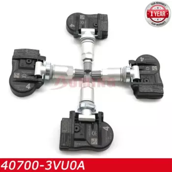 4 шт., датчик давления в шинах 40700-3VU0A TPMS, новинка для 2014, 2015, 2016, Nissan Rogue