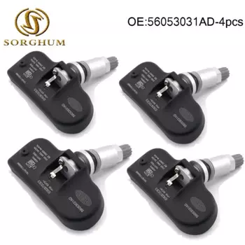 4 шт. Датчик давления в шинах 56053031 AD для Chrysler Dodge Jeep 433 МГц