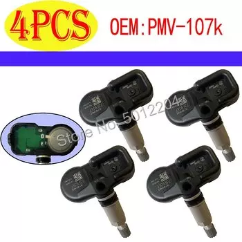 4 шт. датчик давления в шинах для 2005-2012 Lexus GS ES v-образной КРЕПЕЖНОЙ ПЛАСТИНОЙ LS PMV-107k 433 МГц система контроля давления в шинах монитор давления шин для поиска рыбы с автоматическим пультом 42607-50010