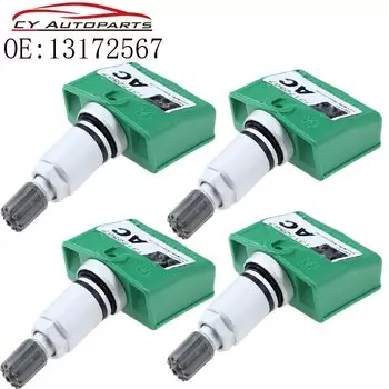 4 шт. датчик контроля давления в шинах для Opel Astra H Vectra C Zafira B 2004-2009 13172567 Датчик TPMS 433 МГц