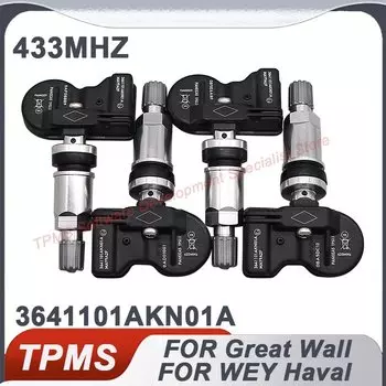 4 шт. датчик контроля давления в шинах для Haval H5 F7 H6 Great Wall WEY 05 Tank 300 датчик TPMS 3641101 АКН01А 433МГц