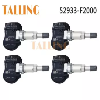 4 шт. датчик контроля давления в шинах TPMS 433 МГц для Genesis, Hyundai Ioniq Elantra Kona, Kia Niro Optima 52933-D4100 52933-F2000