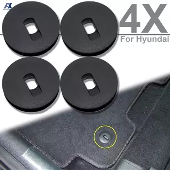 4 шт. для Hyundai Accent Solaris Elantra Tucson Kona Veloster Автомобильный Крепеж напольный коврик клипсы Держатель Фиксатор ковра