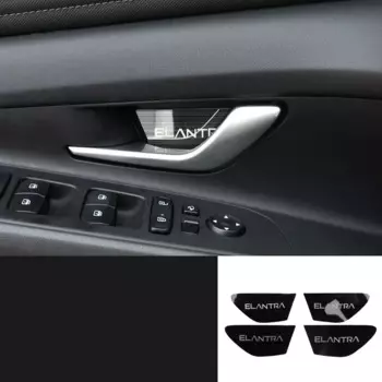 4 шт. для Hyundai Elantra Avante i30 2021-2024 CN7 салон автомобиля дверная чаша ручка крышка отделка наклейки гарнир аксессуары