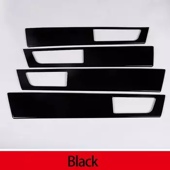 4 шт. для Land Rover Discovery 4 RL4 2010-2016 ABS черная древесина внутренняя дверная ручка панель Крышка отделка автомобильные аксессуары