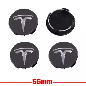4 шт. для Tesla Model 3 Model Y, крышки значков, колпаки ступиц, 4 шт., 56 мм, центральные колпаки ступиц для Tesla Model Y X S 2023, автомобильные аксессуары, стиль
