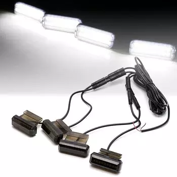 4 шт. для Toyota Tundra 2022-up автомобильная светодиодная передняя решетка габаритный фонарь в сборе DRL парковочный фонарь дальнего/положения 12 В