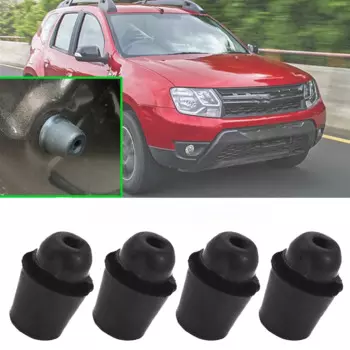 4 шт., дверной бампер, багажник, буферная накладка, отбойник, новый для Renault Duster 2009 2010 2011 2012 2013 2014 2015 2016 2017 2018, резина