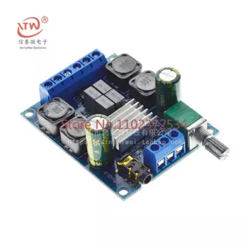 4 шт., двухканальный цифровой усилитель мощности TPA3116D2, 2x50 Вт, 5 В, 12 В, 24 В