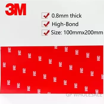 4 шт., двухсторонняя автомобильная лента для стеллажа, 10 х20 см, 100 мм