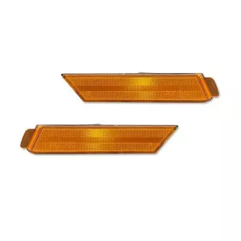 4 шт. дымчатые/прозрачные линзы автомобильные передние и задние бамперсветильник боковые габаритные огни крышки корпусов для Chevrolet Camaro 2010-2015, без лампы/разъема