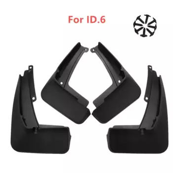 4 шт. гибкие автомобильные брызговики из АБС-пластика, брызговики для Volkswagen VW ID.4 CROZZ ID.6 2020 2021 2022 передние и задние брызговики