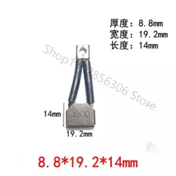 4 шт гидравлический вилочный погрузчик, электрическая щетка, масляный насос, карбоновая щетка 9*19*16 мм для автомобильного двигателя J230, карбоновая щетка 8,8*19,2*14/16 мм