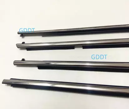 4 шт. хромированное окно, наружное стекло, резиновая для Nissan Patrol Y62 2006-2019, уплотнитель стекла для Y62, стекло, резиновый ламинат