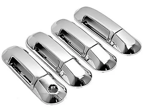 4 шт. хромированные накладки на дверные ручки для 02-10 Mercury Mountaineer/02-10 Ford Explorer/07-10 Explorer Sport Trac/03-05 Lincoln Aviator