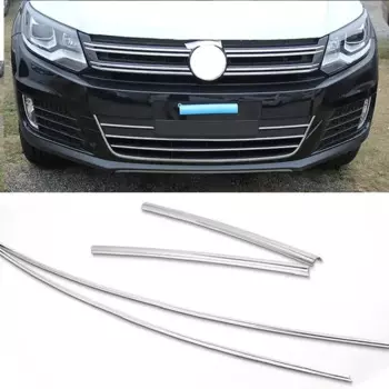 4 шт., хромированные решетки для гриля Volkswagen Tiguan 2012-2016