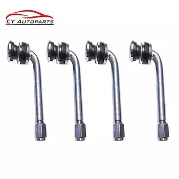 4 шт., хромированные стержни клапана для шин YAOPEI 2,5, угол 90 градусов, размер XL, универсальные различные модели