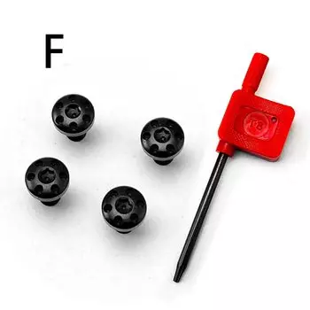 4 шт. индивидуальные 1911 захваты винты из нержавеющей стали CNC T8 сливовый винт 1911 захват гвоздь