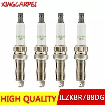 4 шт. иридиевая Свеча зажигания ILZKBR7B8DG 95770 Подходит для BMW CLS63 AMG для Peugeot RCZ C3-XR C4 C5 Cooper, Mini Paceman, ILZKBR7B8DG-95770