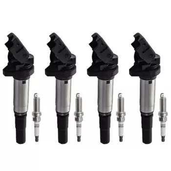 4 шт. Катушка зажигания для BMW E60 E61 F10 F18 F11 E39 F07 520I 523I 525I 528I 530I 535I 540I Mini Cooper 5C1749 12137575010