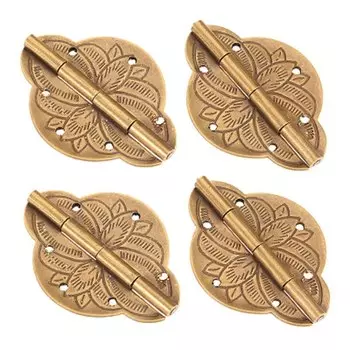 4 шт., китайские латунные петли для мебели, 6 отверстий