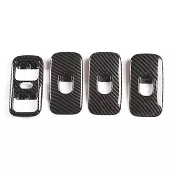 4 шт., кнопка переключателя подъема окна автомобиля, панель управления, рамка, накладка для Mercedes Benz G wagon G class W463 2007-10, автомобильные аксессуары