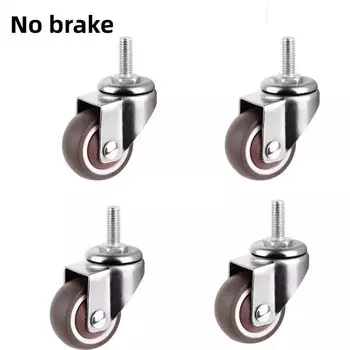 4 шт., колесики для мебели, поворот на 360 °